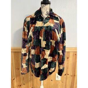 Vintage 1960s Cross‎ Country Togs Patchwork Velvet Jacket Rare